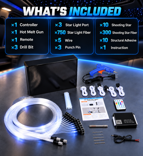 1,050-LIGHT RGBW STARLIGHT HEADLINER KIT