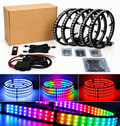 3-Row RGB LED Wheel Lights With RGBW, remote and App control  [Set of 4]