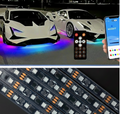RGBIC Dream Color Underglow Kit for Cars & Trucks with Remote and App control.  IOS and Android App Compatible