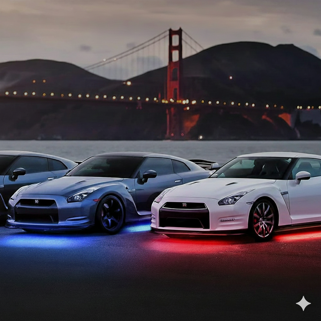 DreamColor Aluminum Underglow  Lights for Truck With Remote and App Control.  IOS and Android Compatible