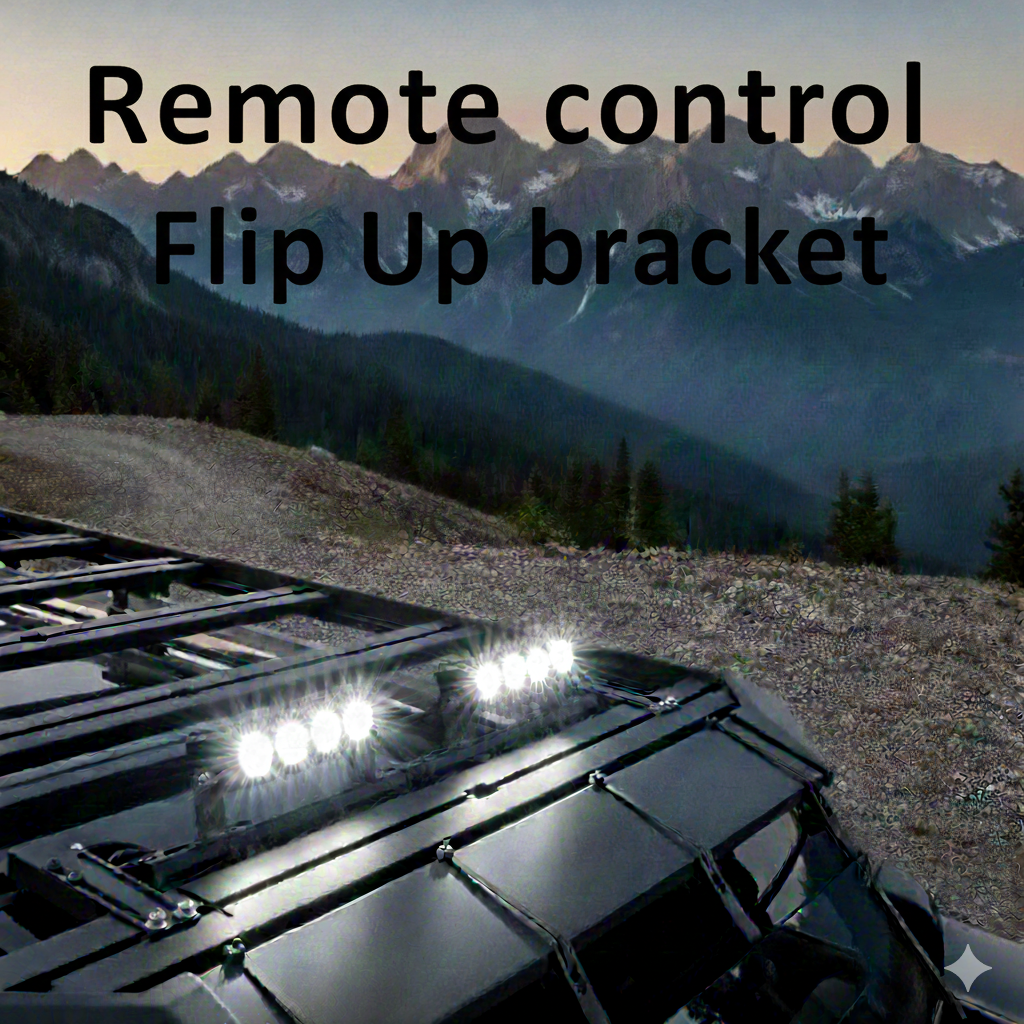 Remote LED Light Bar Flip-Up / Down lightbar / Pod light Bracket
