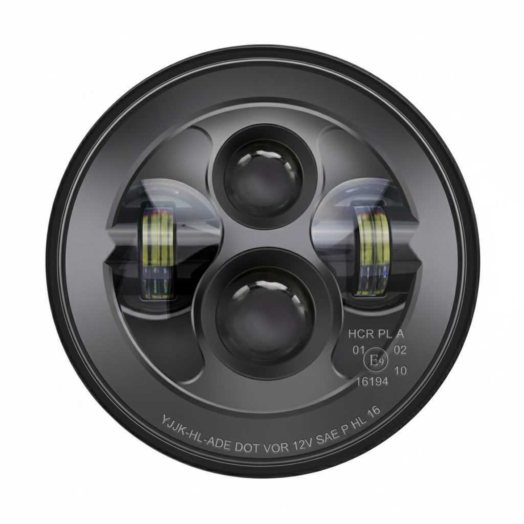 7 Inch Round LED Headlights (Pair) - 4500LM High/Low Beam