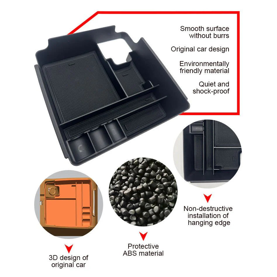 For 2022 -2025 Nissan Frontier Center Console Storage Design B