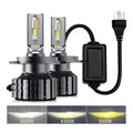 3-Color Switchback LED Headlight Bulb Conversion Kit - H7 Bulb (Pair)