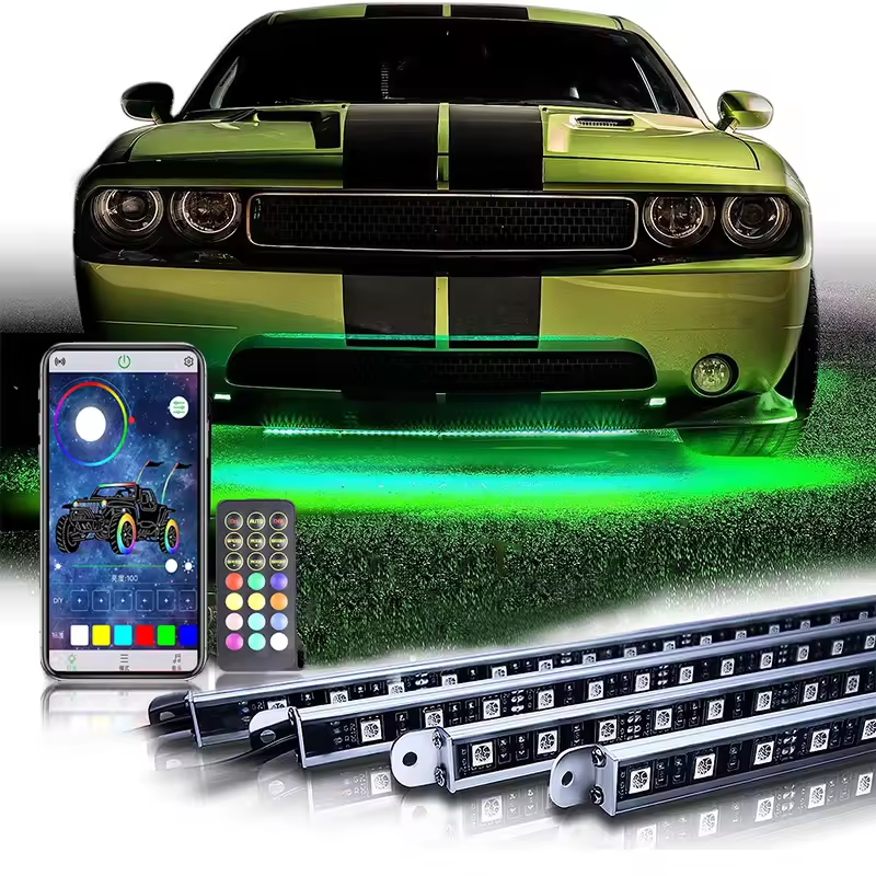 DreamColor Aluminum Underglow  Lights for Truck With Remote and App Control.  IOS and Android Compatible