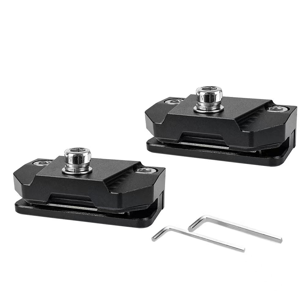 Premium Universal Hood Light Mounting Brackets - 2 Piece Kit