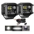 3-Inch LED (White)  Light Pods, Side Shooter Off-Road Driving Lights for Trucks & SUVs