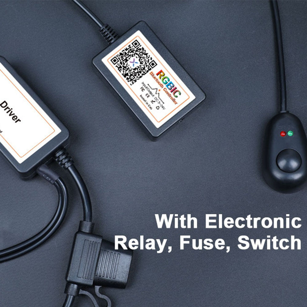 RGB LED Grille Lights with Remote And App Control.  IOS and Android Compatible