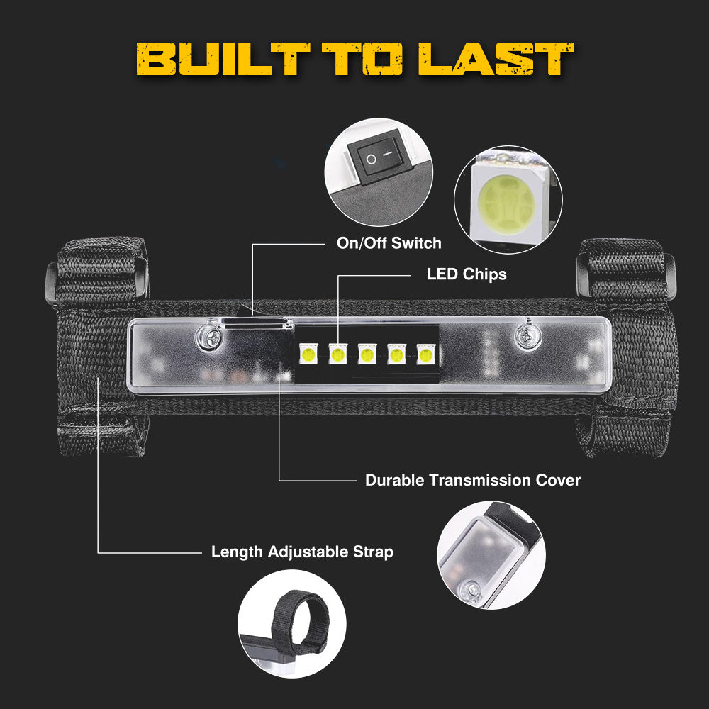 UTV LED Dome Light Battery Powered - Red