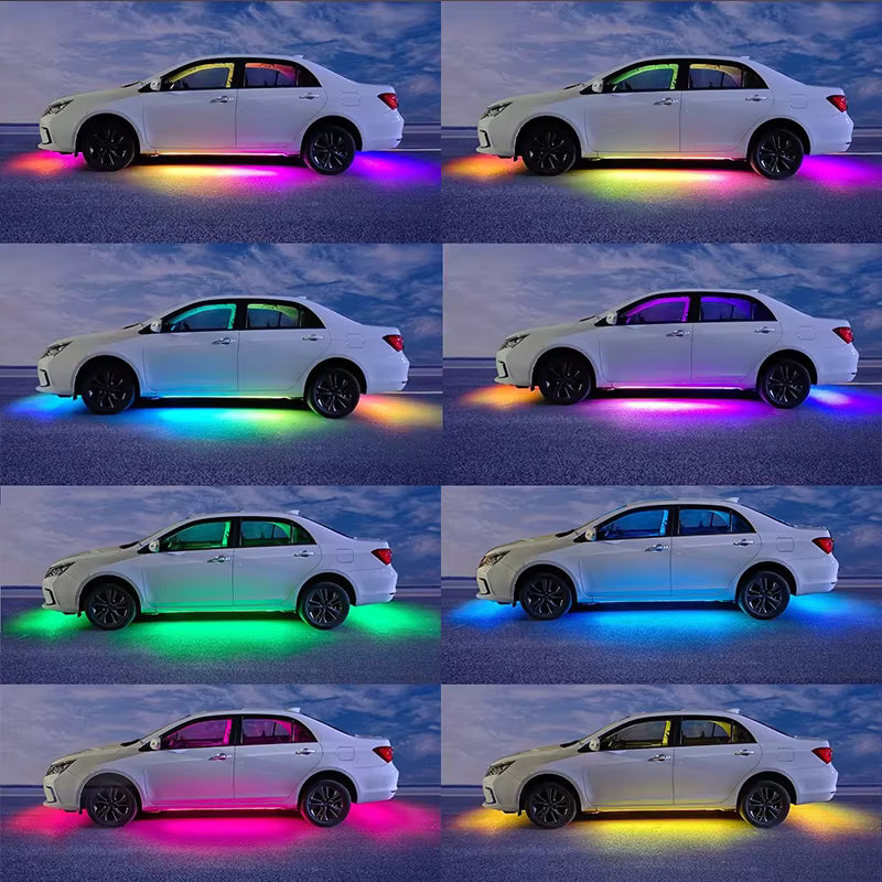 DreamColor Aluminum Underglow  Lights for Truck With Remote and App Control.  IOS and Android Compatible