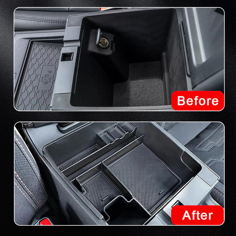 For 2022 -2025 Nissan Frontier Center Console Storage Design B