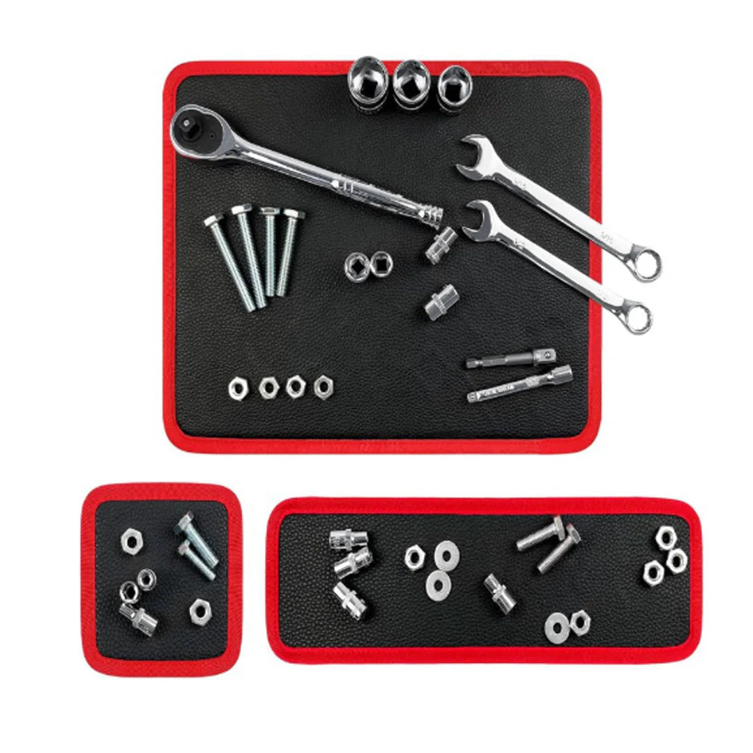 Flexible Magnetic Mat Set (3PCS) – Strong Grip, Non-Slip PVC Mats for Garage, Workshop & Mechanic Tool Organization