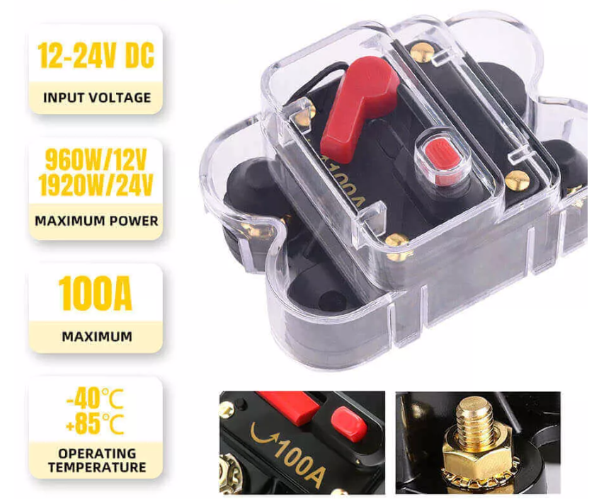 12 Gang Car Switch Panel System - Digital Control Box