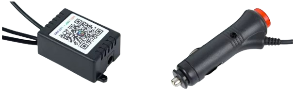 Acrylic Car Ambient Light Kit - 10 piece  LED Fiber Optic Lights - IOS and Android App Control - Car charger and Hardwire